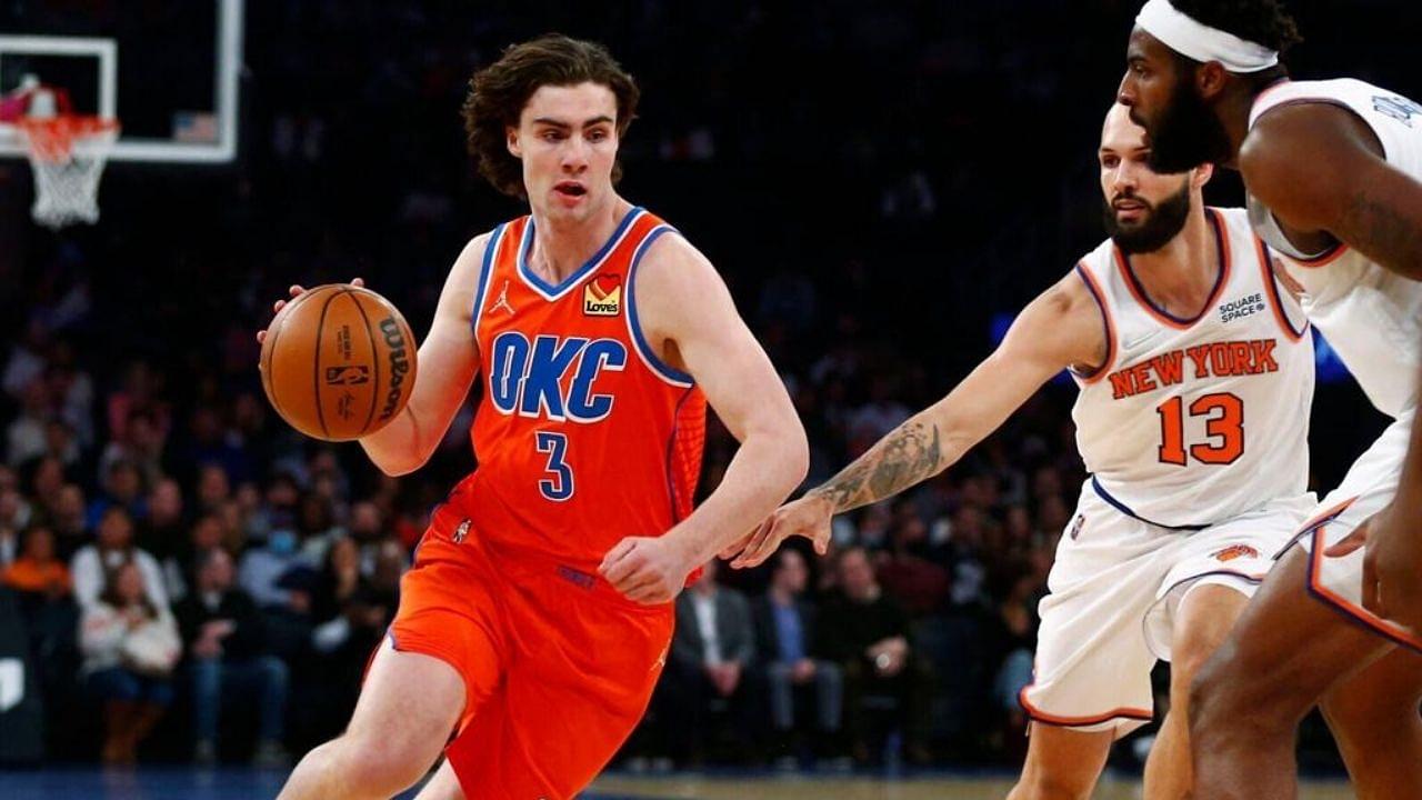“Josh Giddey eclipses Magic Johnson, Luka Doncic for MSG record!" OKC rookie etches his name into history books as he becomes the youngest player to record a triple-double against the Knicks