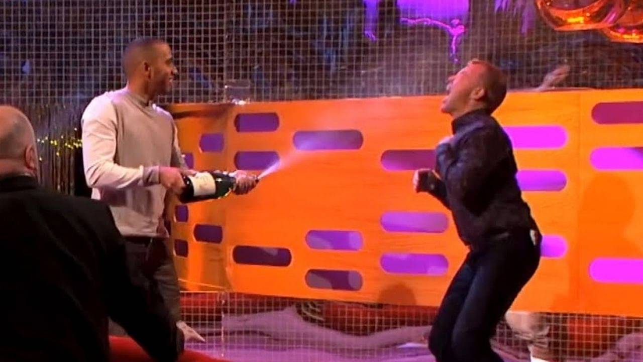 "Are you serious?"- Lewis Hamilton shocked as Graham Norton asks him to spray Champagne on him