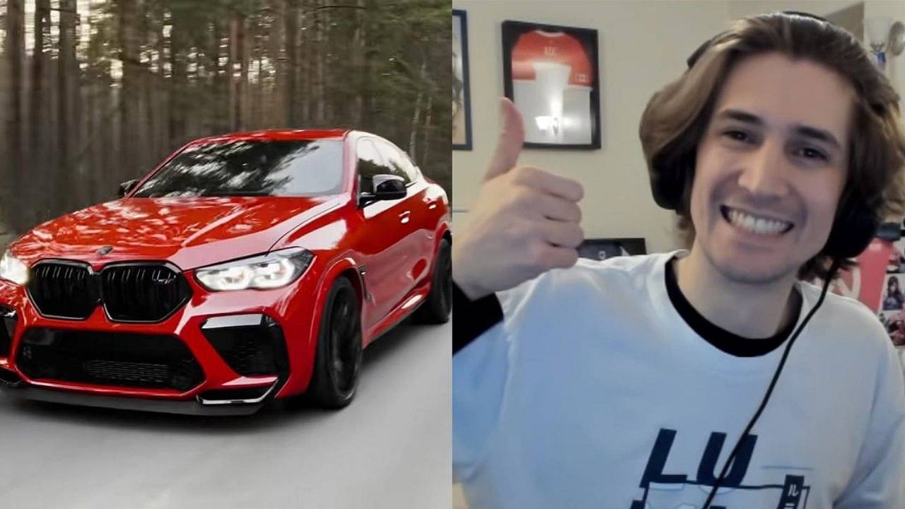 XQC reveals his latest car live on stream