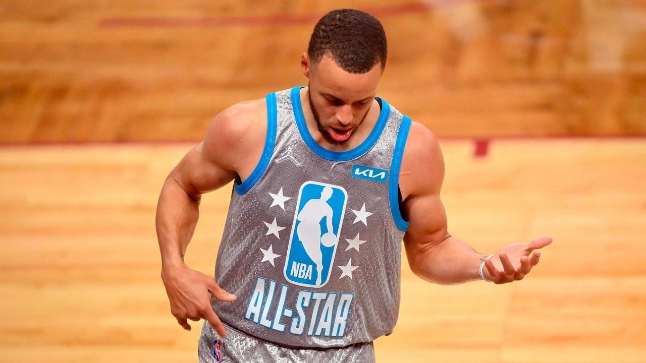 "The Cleveland crowd really gon get Stephen Curry his first All-Star Game MVP!": The Warriors' superstar explodes for 24 first-half points, leads the MVP race