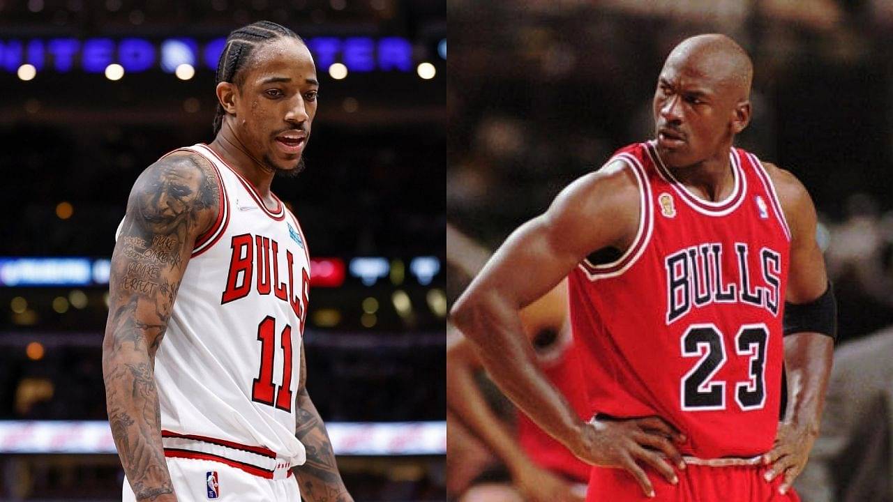 falta de aliento Policía Pensar I'm trying to inherit the ghost of Michael Jordan shooting his fadeaway  with the clock running down": DeMar DeRozan on his 1st year with Bulls -  The SportsRush