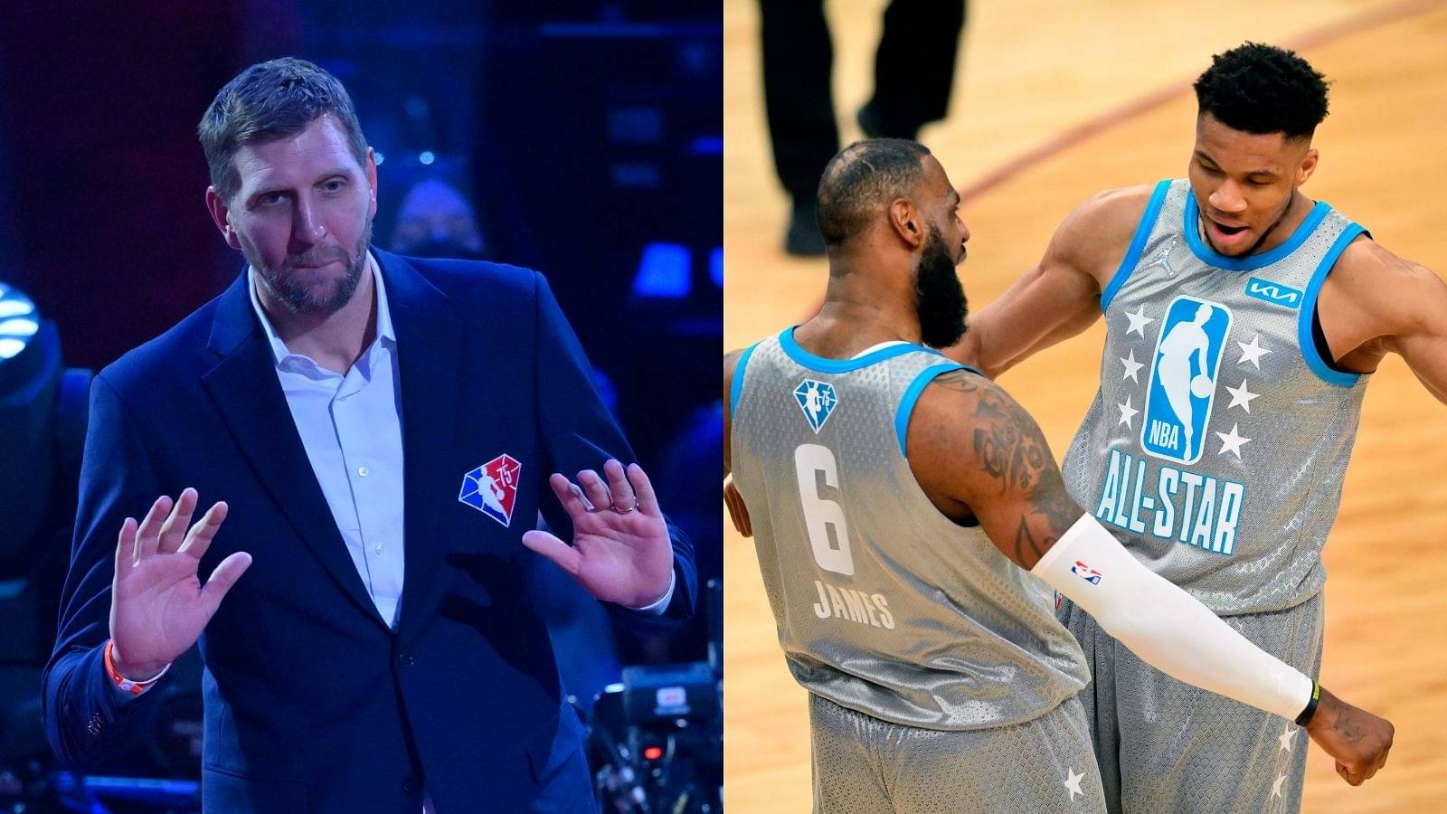 "Being alongside Michael Jordan and Lebron James is insane but sitting next to Dirk Nowitzki..": Giannis Antetokounmpo is humbled to be only the second European on NBA's Top-75 list