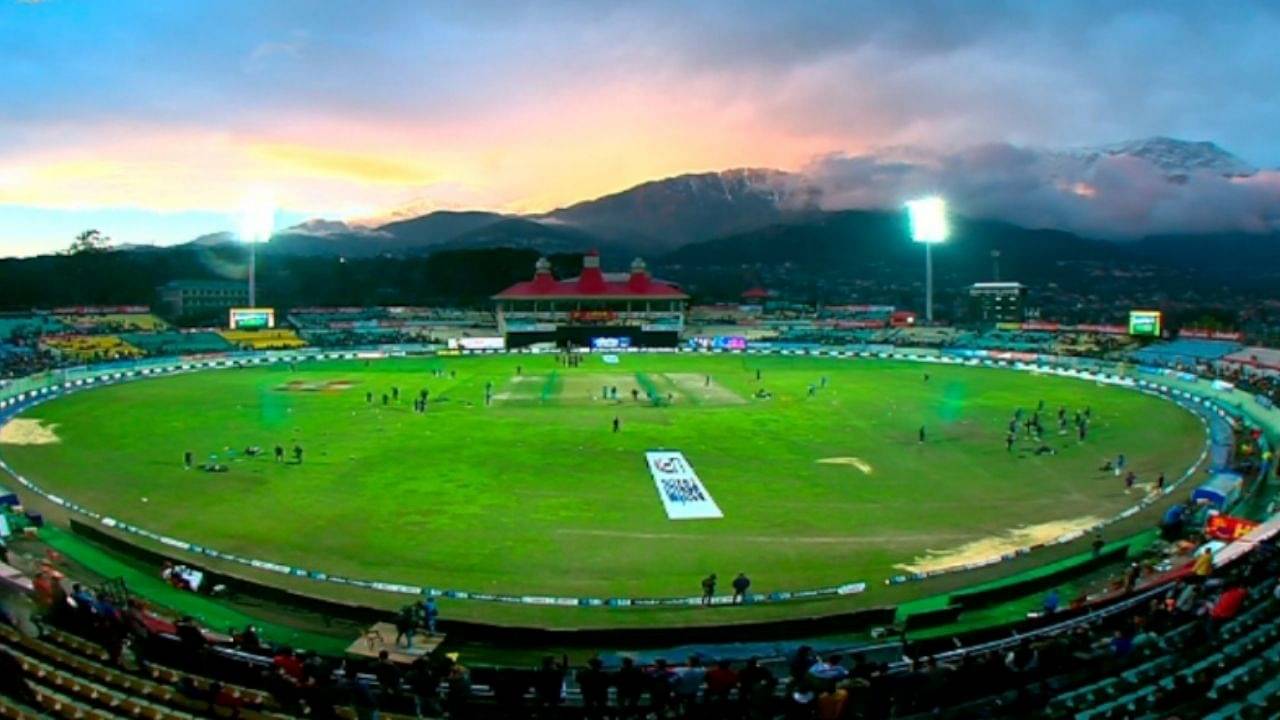 Dharamsala stadium boundary length: What are the ground dimensions of HPCA Cricket Stadium in Dharamsala?