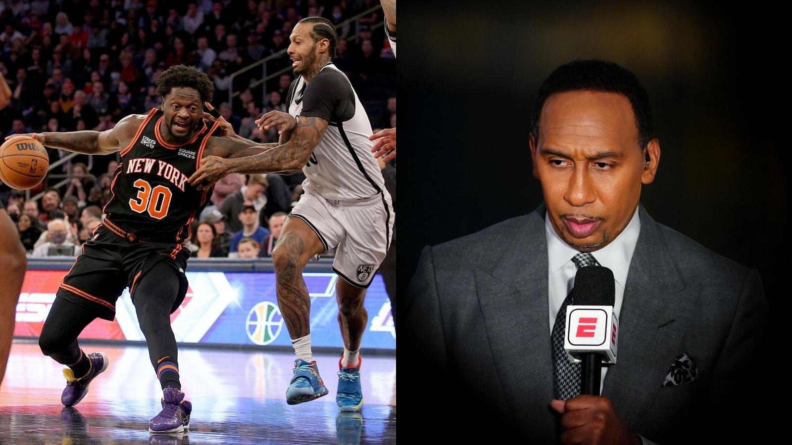 "The New York Knicks are a national disgrace": Stephen A. Smith destroys Julius Randle and Co as they concede their worst loss of the season against the Nets with no superstar