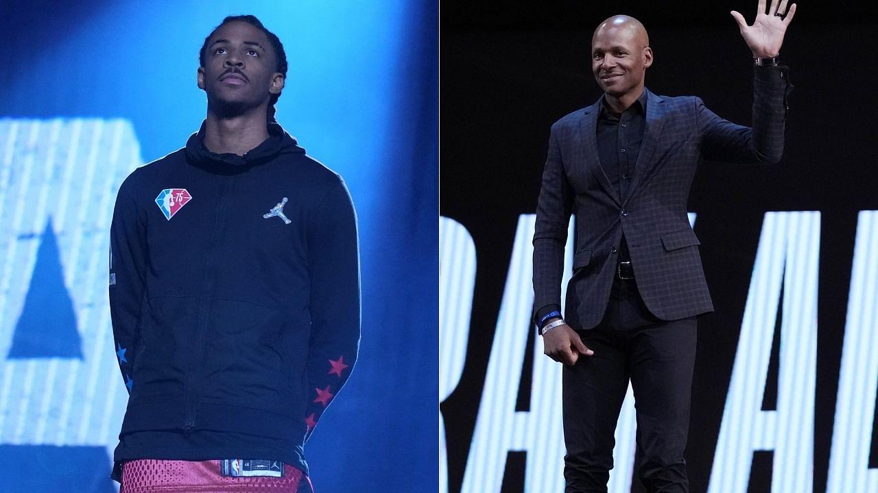 “Ja Morant, we love what you do and everyone is supporting you”: Ray Allen and the Grizzlies star share a wholesome conversation during the All-Star Game
