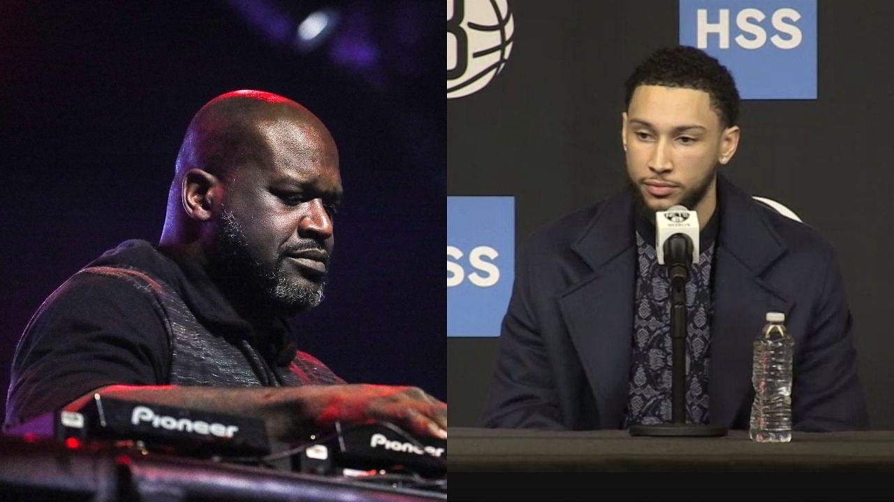 "Ben Simmons needs to get the difference between health and fortitude!": Shaquille O'Neal delivers some cut-throat criticism the new Nets star's way on Inside the NBA