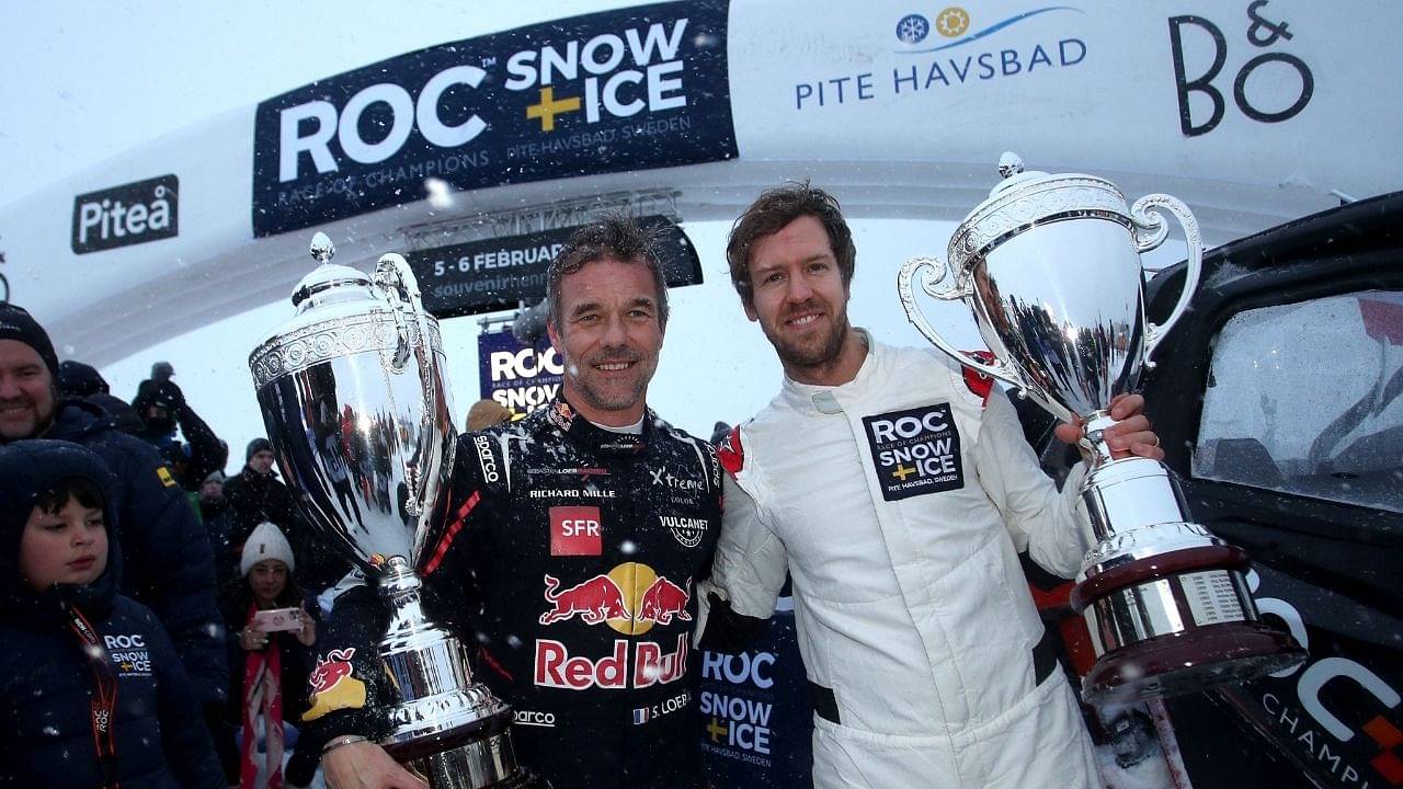 "The new Champion of Champions!": Sebastian Vettel loses to Sebastien Loeb in the finals of the 2022 Race of Champions