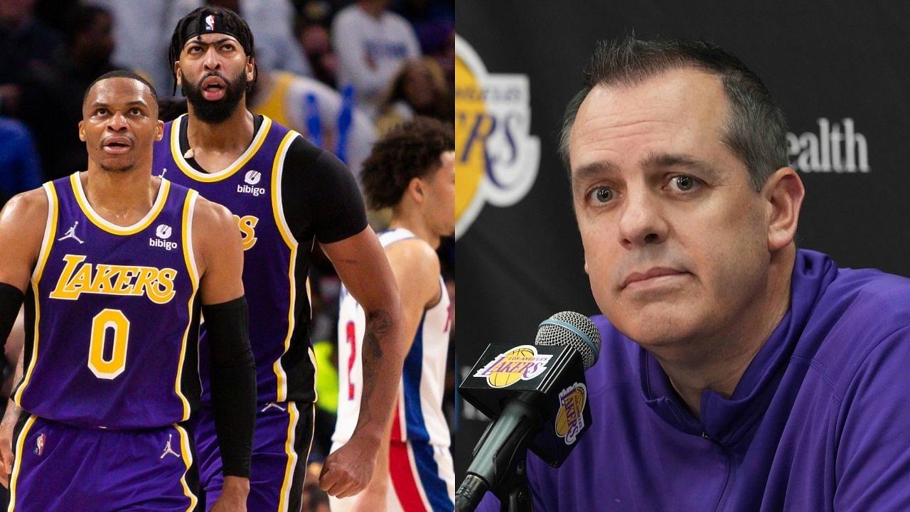 "Frank Vogel finds it little surprising not finding Russell Westbrook and Anthony Davis in the All-Star game": The Lakers head coach believes the poor record of the purple and gold team might be the reason