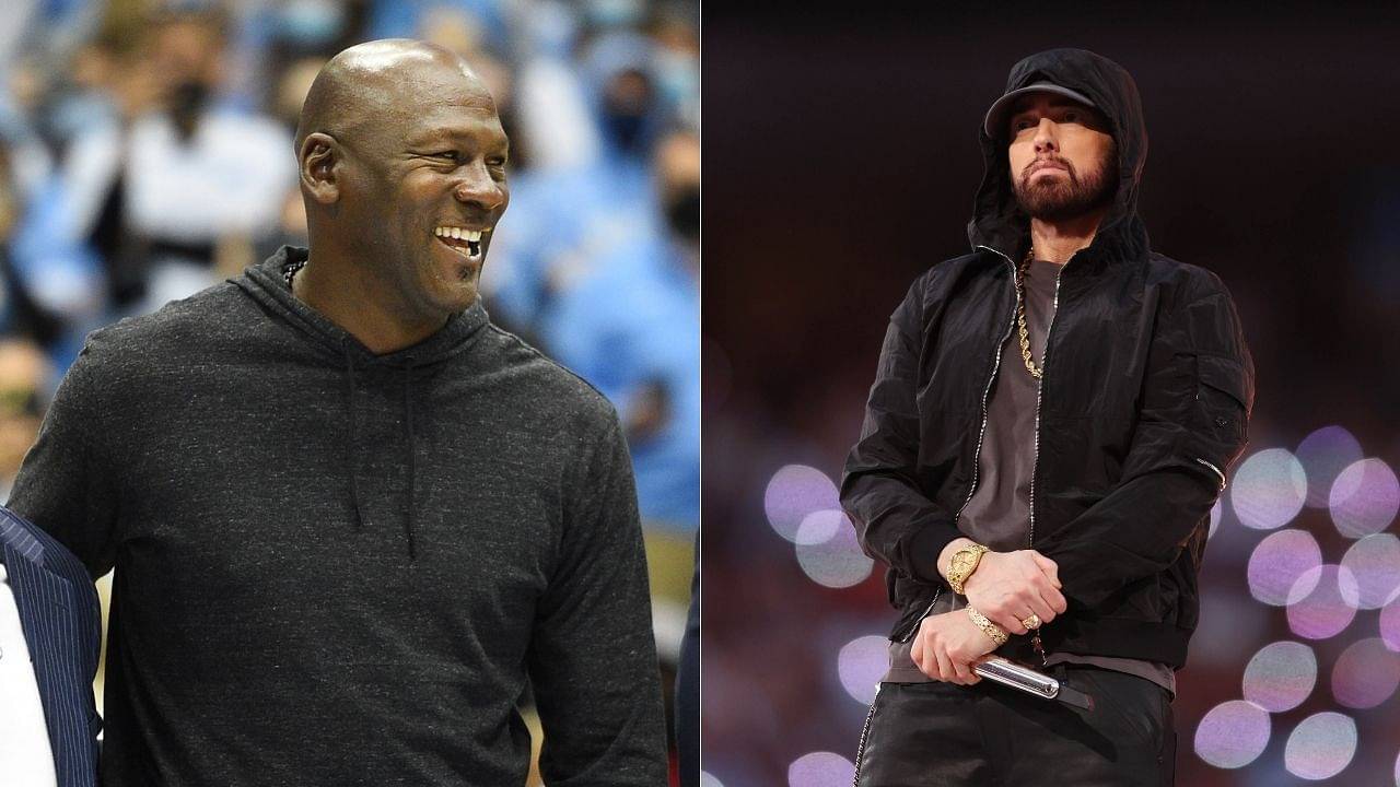 “Yo Michael Jordan, when are you gonna come to Detroit so I can dunk on you?!”: When rapper Eminem hilariously recalled about the time he tried speaking trash to the Bulls GOAT