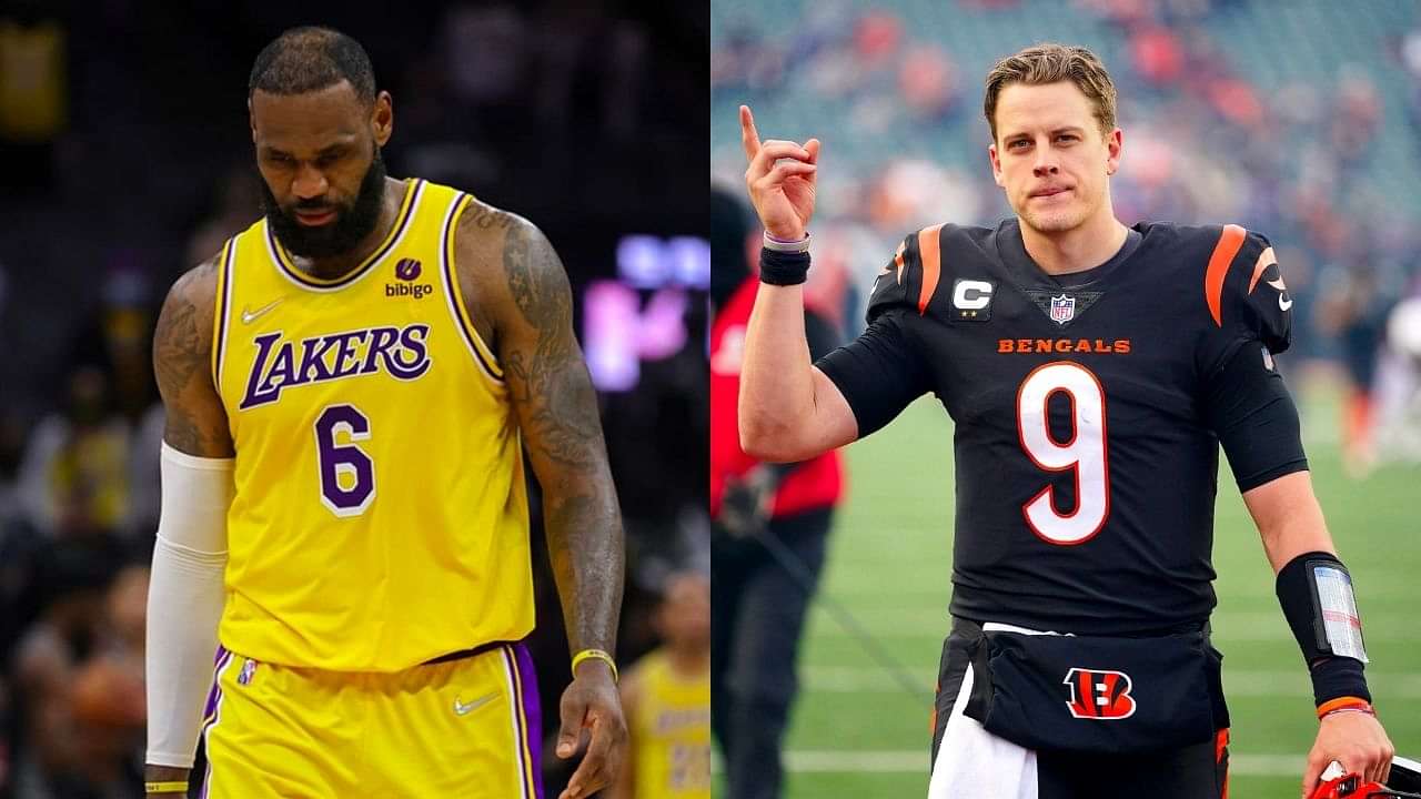 LeBron James Send NFL Joe Burrow A Shout Out Following Bengals Reach Super  Bowl