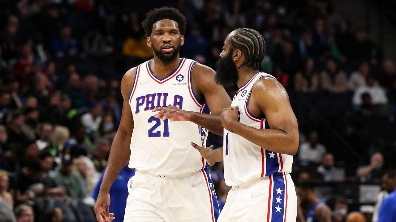 James Harden talks about Joel Embiid, defends his performance last season and explains his $15 Million pay-cut
