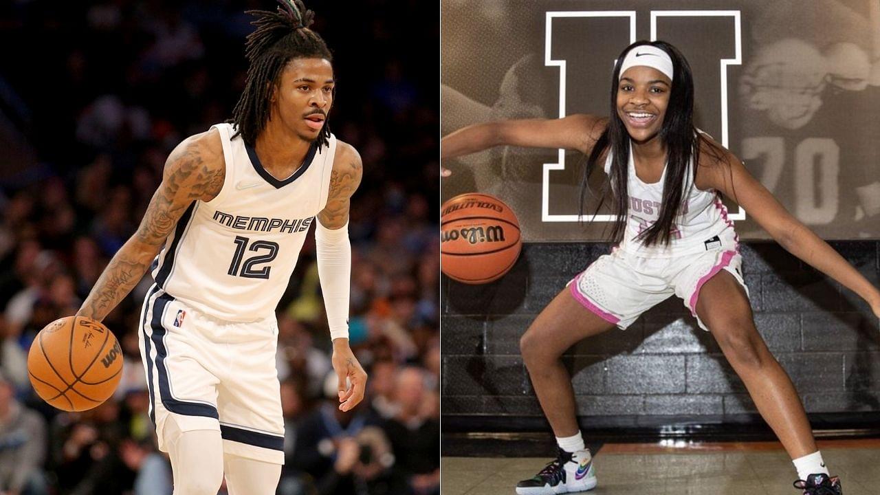 “Happy Valentine’s Day and early birthday, Lil sis!”: Ja Morant surprises his 15-year-old sister with a brand new Jeep as her Valentine’s/early birthday gift