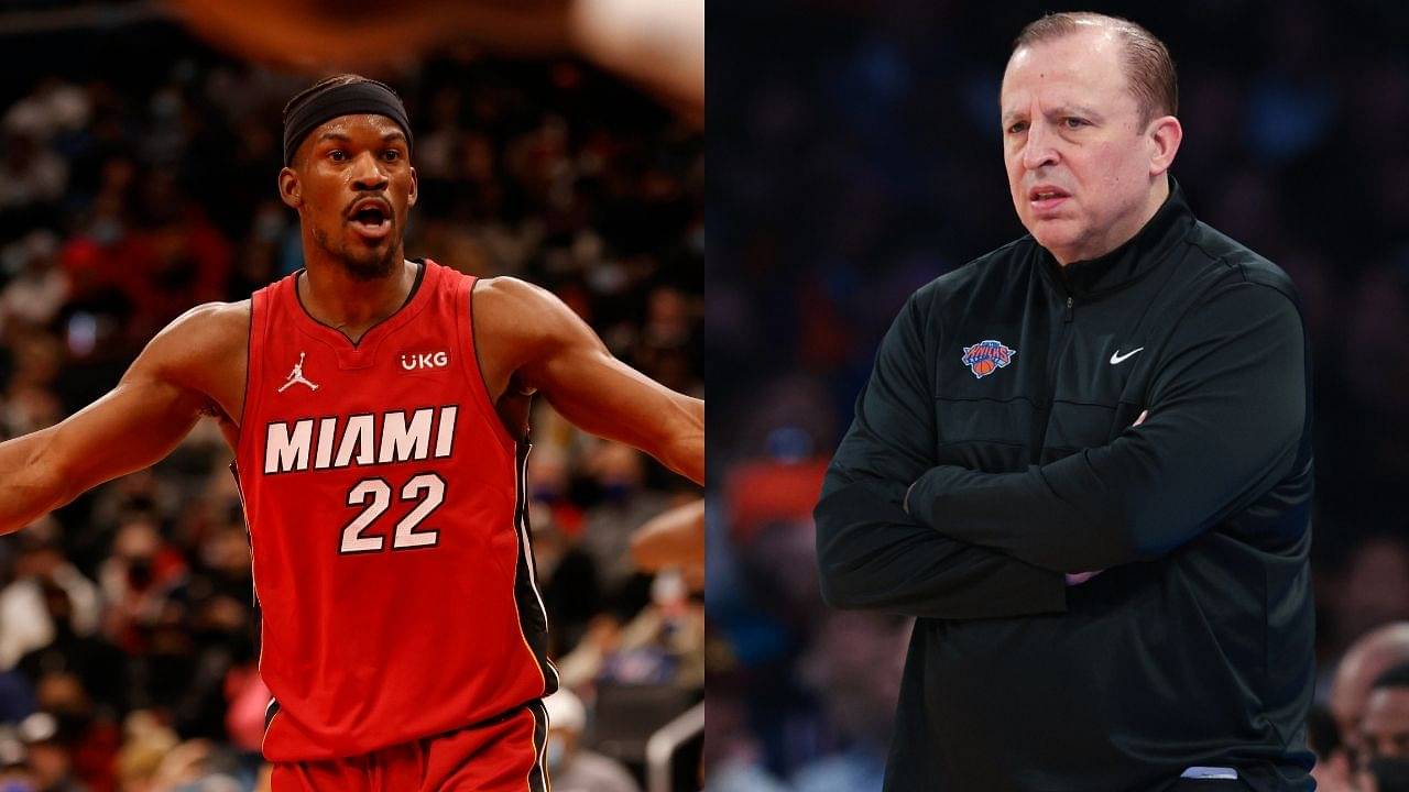 “I don’t talk to Tom Thibodeau anymore because he’s mad we beat him all the time”: Jimmy Butler takes shots at his former coach as the Heat spoil RJ Barrett’s career night