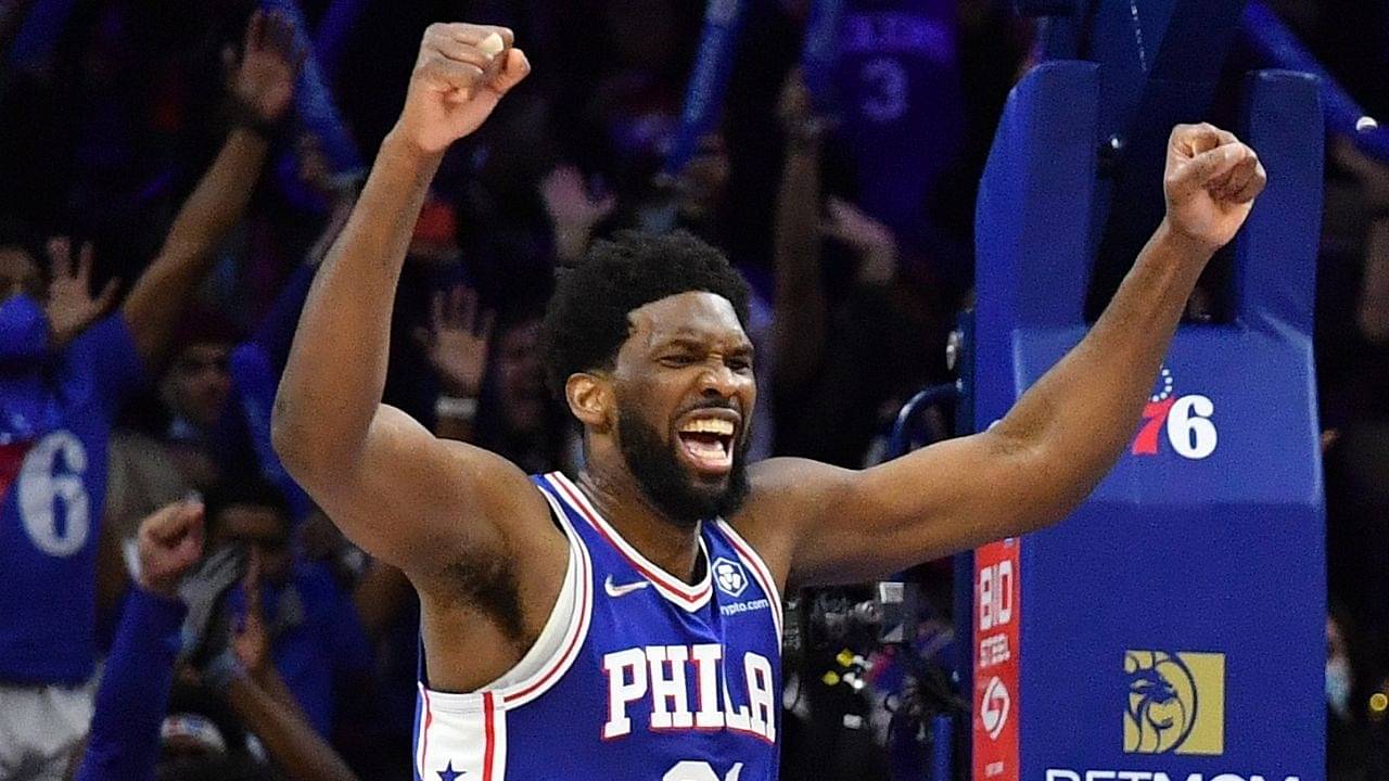 “I just thought that the man from my tweet was well-dressed": Joel Embiid hilariously dodges question pertaining to him taking shots at Ben Simmons