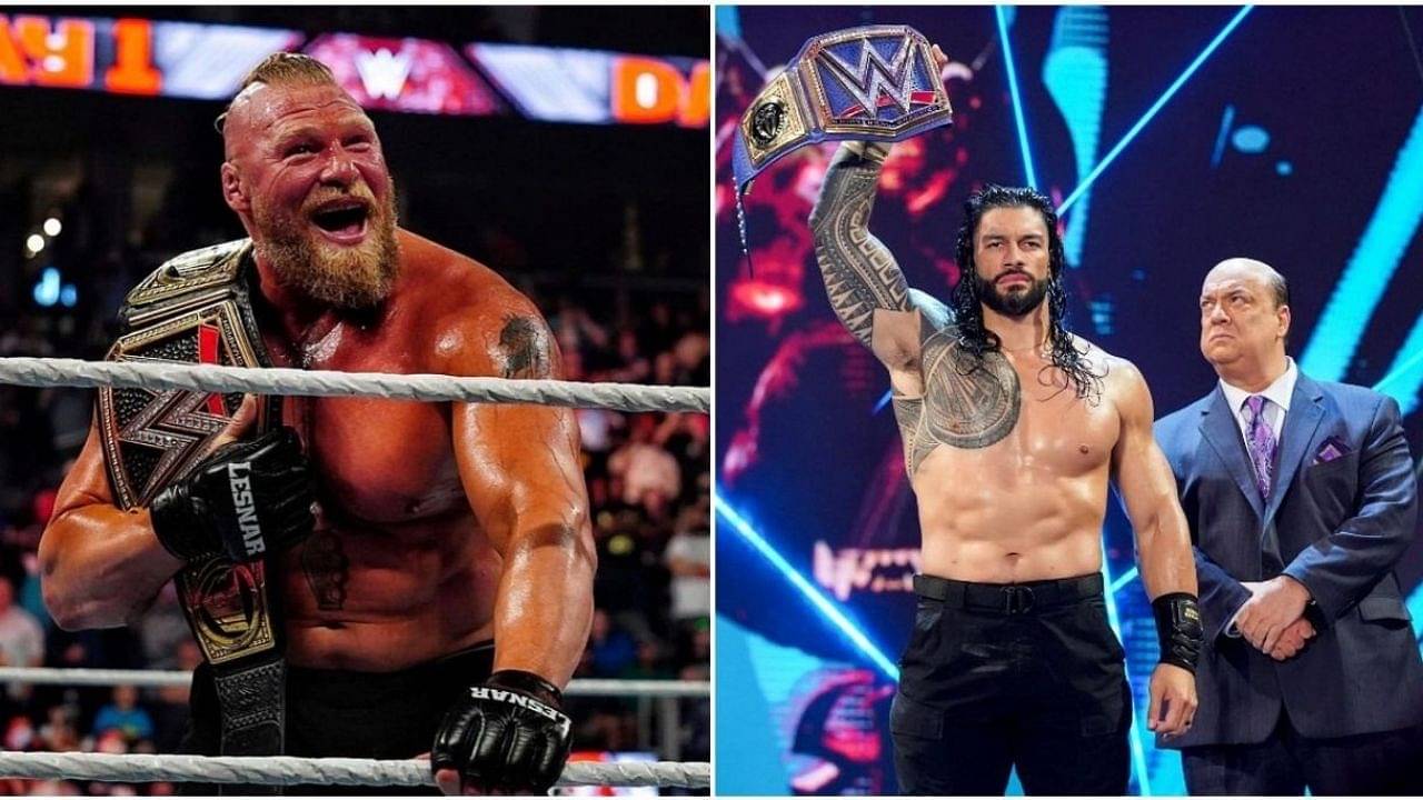 Will Roman Reigns face Brock Lesnar in a title vs. title match at Wrestlemania 38