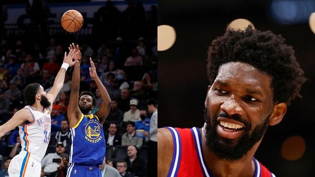"Andrew Wiggins, how did you just turn into a Splash Brother, man?!": Joel Embiid hilariously praises Warriors star as Trae Young and Karl-Anthony Towns can't stop laughing
