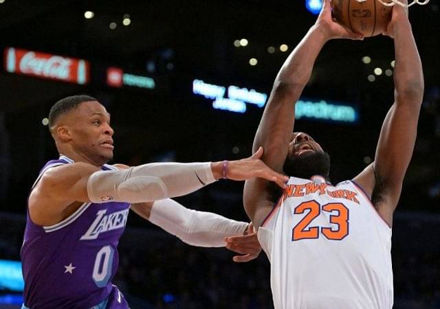 "Hopefully benching Russell Westbrook leads to him playing better!": Lakers' Head Coach Frank Vogel talks about why he benched Brodie in the OT win over the Knicks