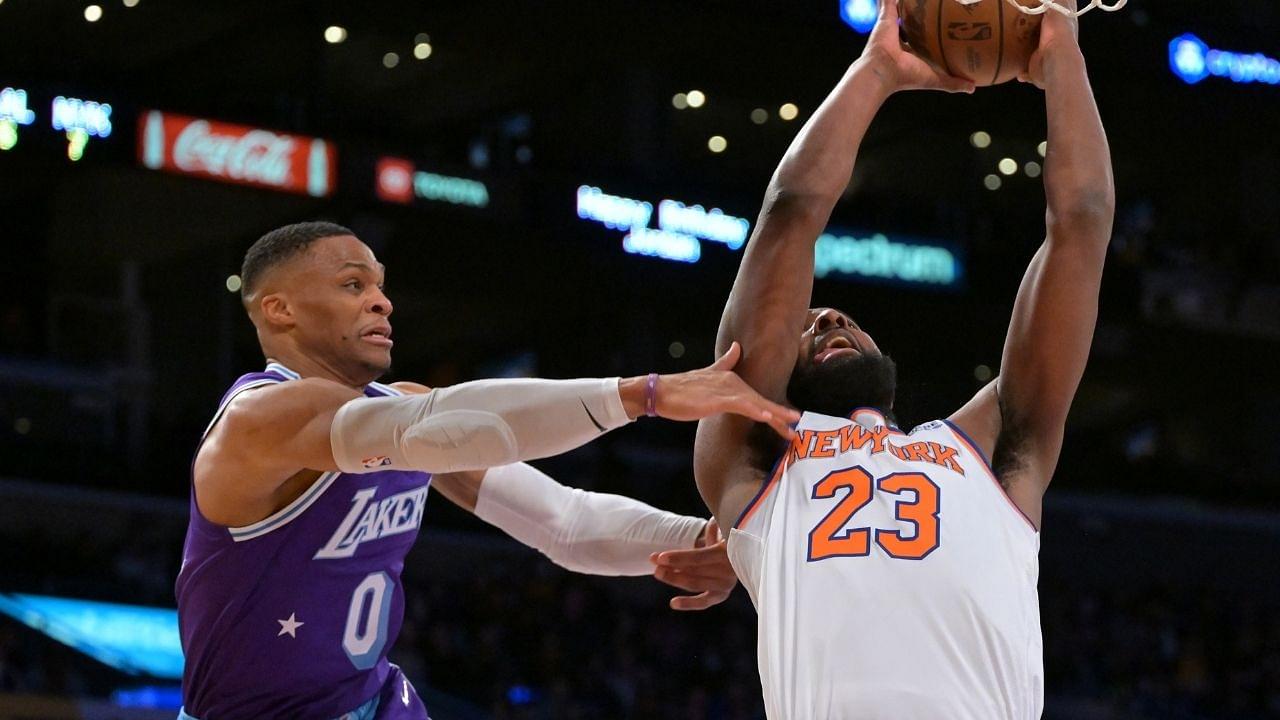 "Hopefully benching Russell Westbrook leads to him playing better!": Lakers' Head Coach Frank Vogel talks about why he benched Brodie in the OT win over the Knicks