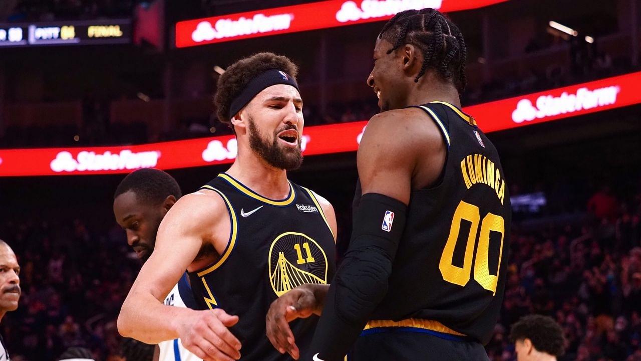 "It's a travesty that Jonathan Kuminga was snubbed for the Rising Stars game!": Warriors' Klay Thompson believes the star rookie deserved a spot at the All-Star Weekend