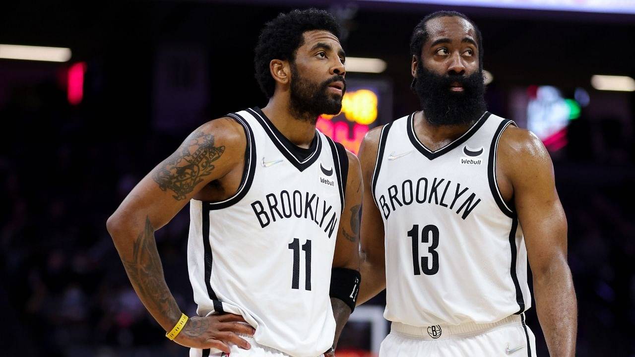 "James Harden is committed, but who know what would happen?": Nets' Kyrie Irving claims the Beard wants to stay in Brooklyn, while not ruling out possibility of a trade