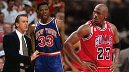 “This Michael Jordan play makes me sick, I need you to knock him down”: How Pat Riley berated the Knicks for befriending the Bulls legend during their Playoff matchups