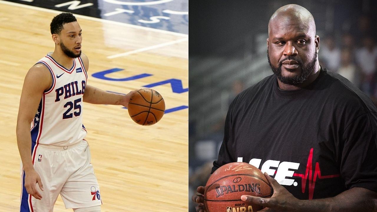 "Ben Simmons is mad at me because I'm his LSU brother": Shaquille O'Neal reveals the Sixers' guard slid into his DMs for calling him out last week on Inside the NBA
