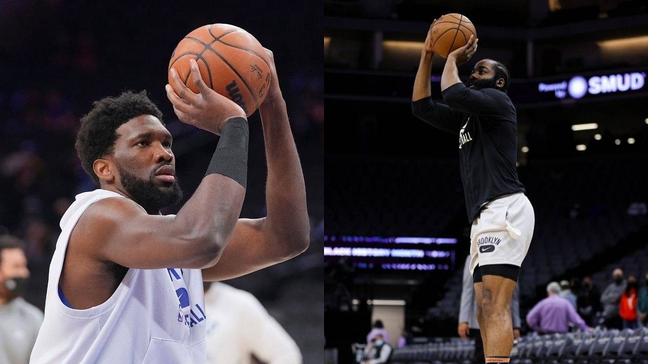 "James Harden says Scary Hours, I say Scary Minutes... All 48 of them that we're together!": Sixers' Joel Embiid warns the rest of the league ahead of the Beard's debut in Philly