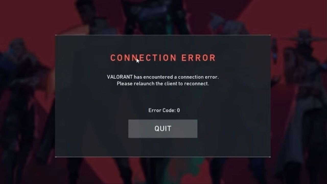 Valorant error codes explained
