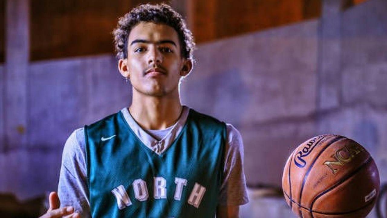 “Trae Young was a man among boys in high school!”: NBA Twitter reacts as the Norman North High school announces a jersey retirement ceremony for the Hawks star