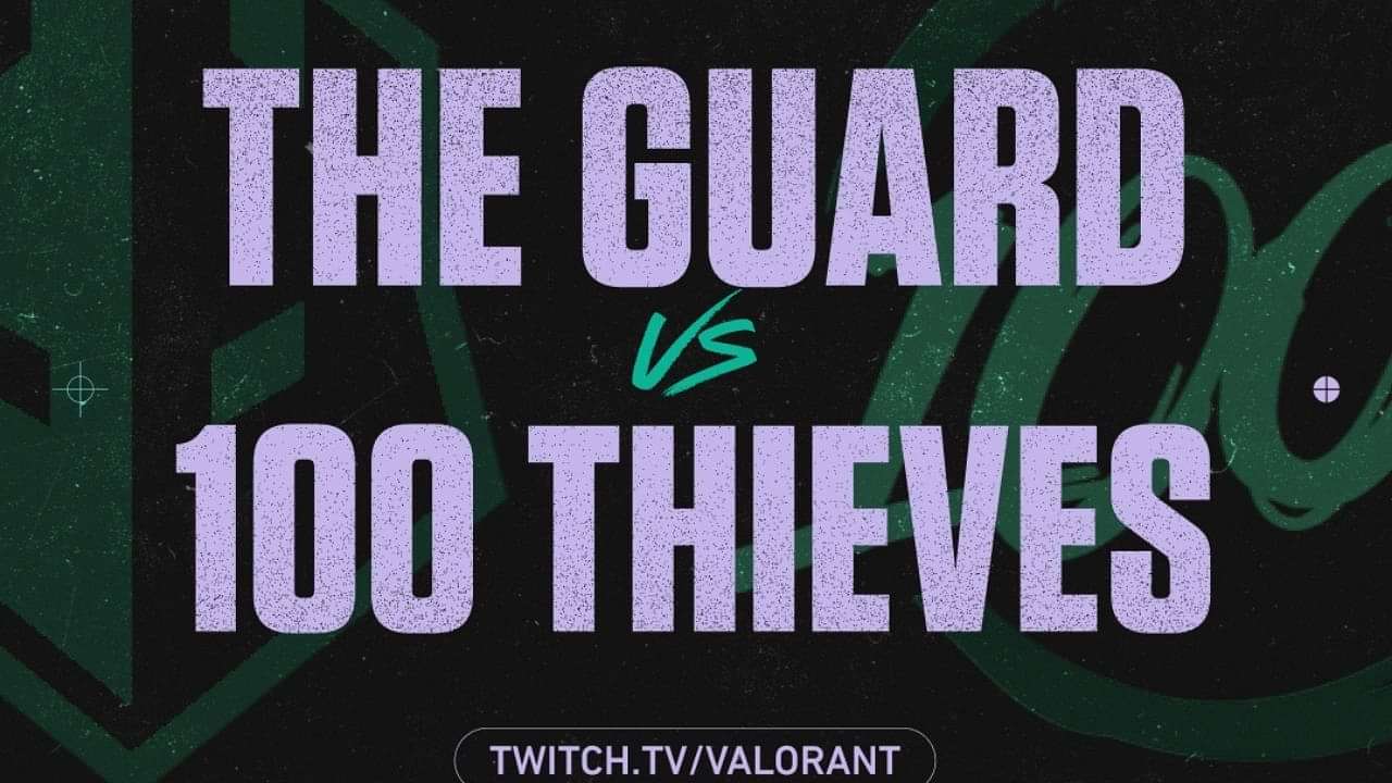 100 Thieves vs The Guard: The Guard defeat 100 Thieves 1-2 with a clean 13 round sweep on Map 3 of Valorant NA Main Event