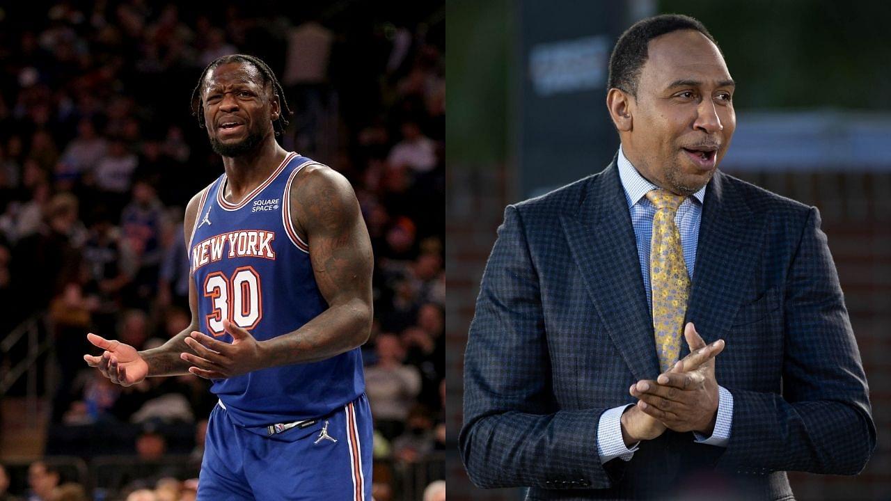 "Julius Randle out there acting like he Kyrie Irving, he don't have those kind of skills, he's a one-armed bandit": Knicks superfan and ESPN analyst Stephen A. Smith takes a dig at the Knicks forward 