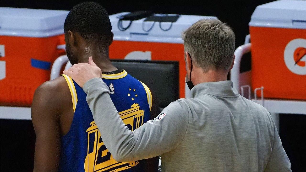 "Andrew Wiggins just wouldn't shut up about how good he is!": Warriors' Head Coach Steve Kerr jokes about the first-time All-Star, heaps praises for his work this season