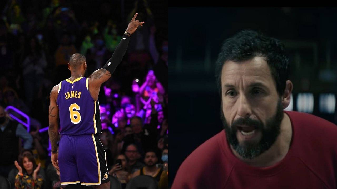 "Boy do I love this game!!!": Lakers star LeBron James perfectly promotes his much anticipated movie 'Hustle' starring Adam Sandler and Juancho Hernangomez