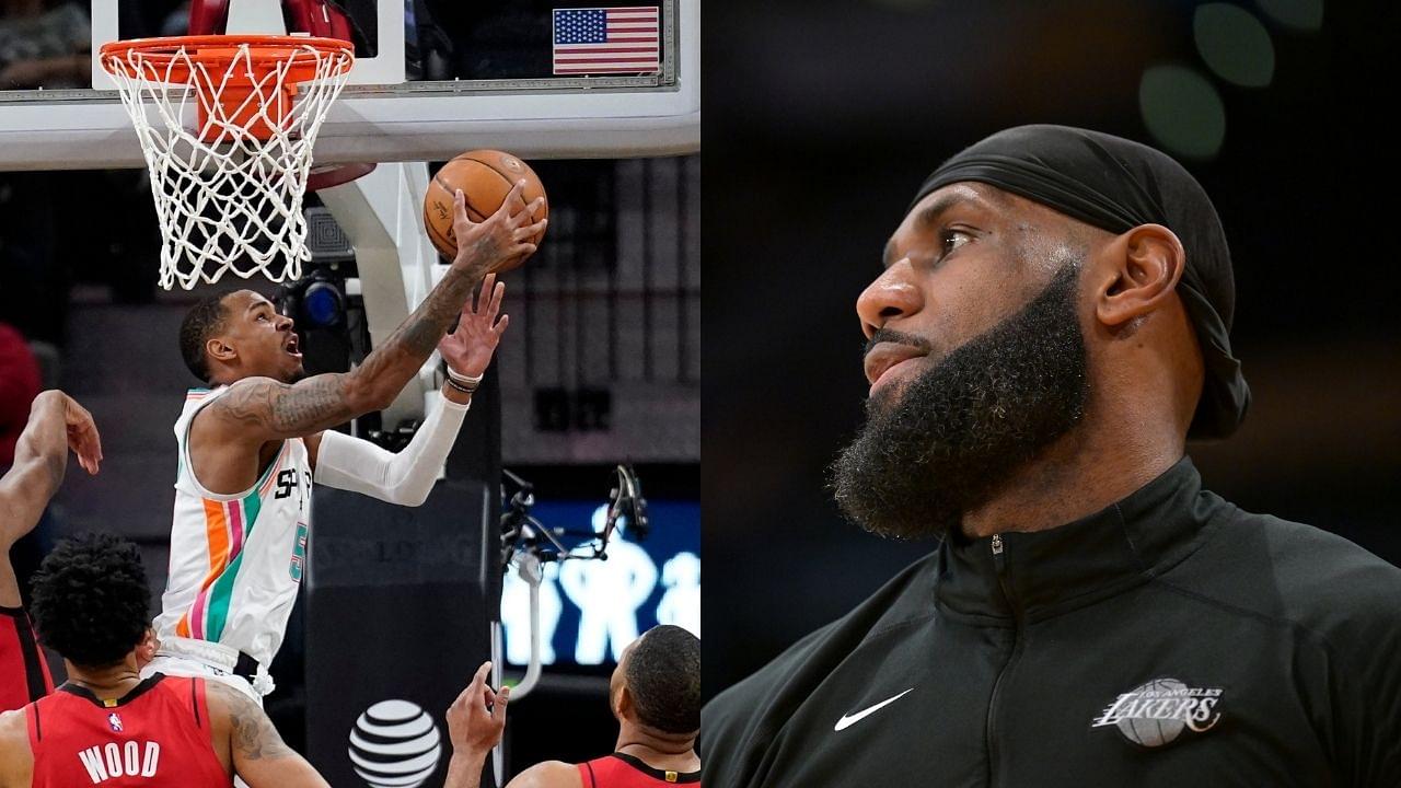 "Been in Dejounte Murray's ear since day one man! Proud!": Lakers's LeBron James lets loose as Spurs star makes his first-ever All-Star team
