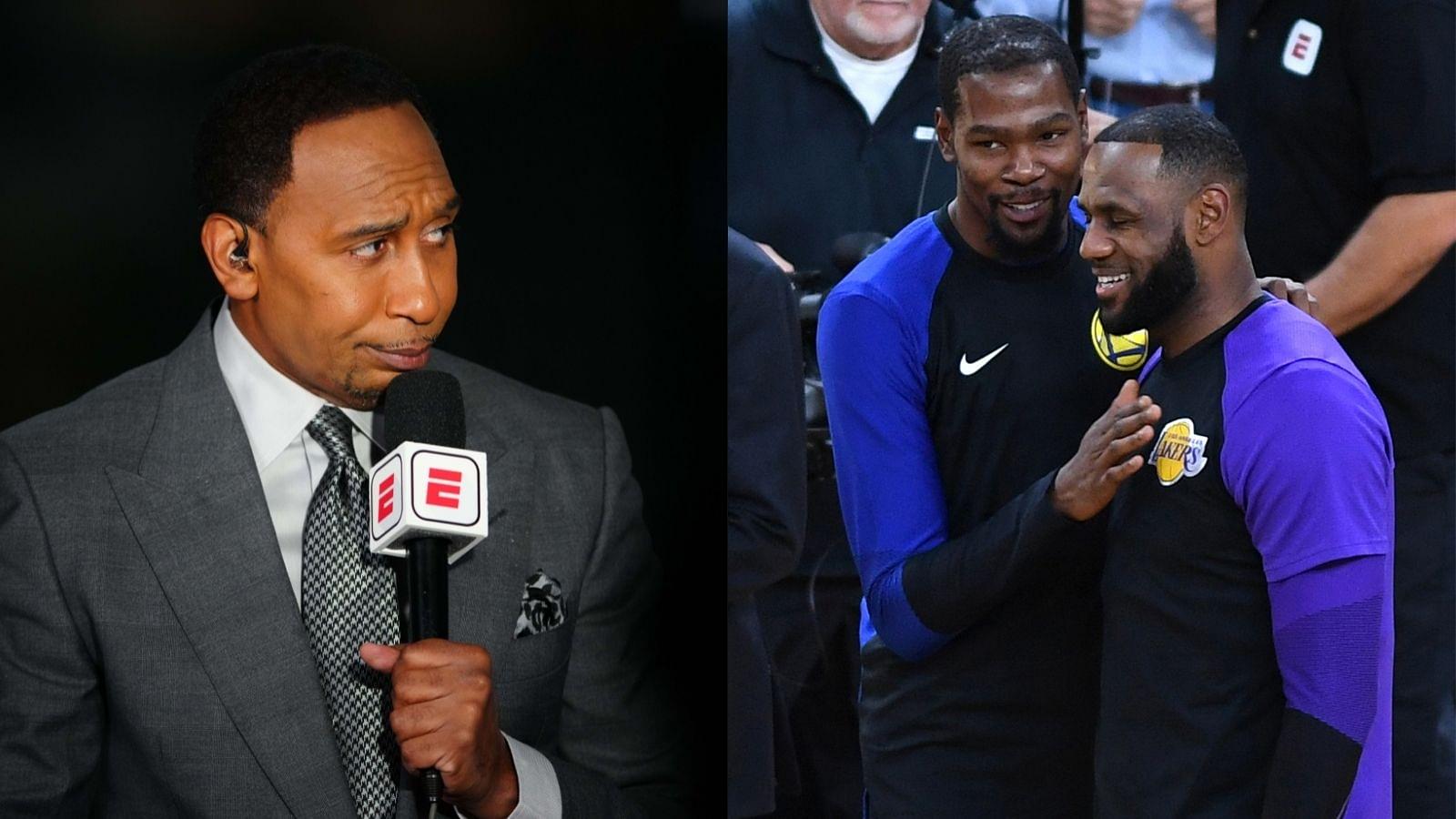 "You can not put more pressure on Kevin Durant, LeBron James, or Chris Paul than themselves": Stephen A Smith gets owned by JJ Redick for questioning the legacies of the greats
