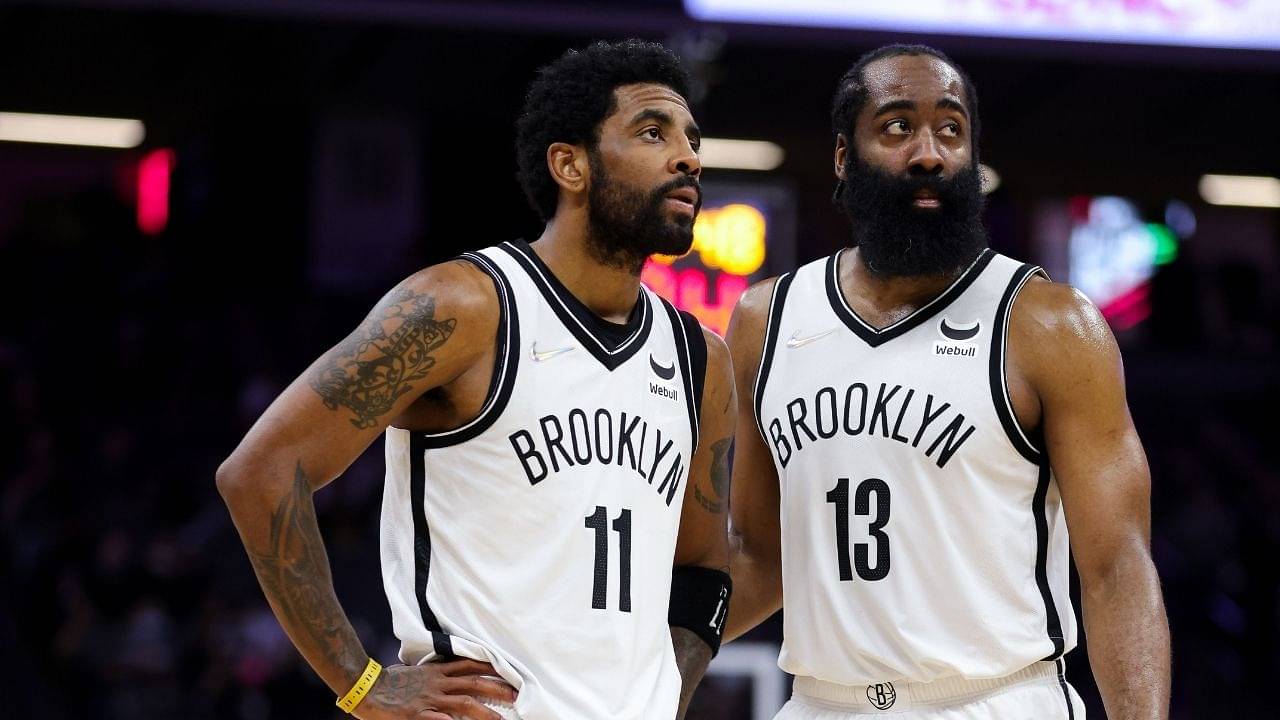 "I just want James Harden to be happy, want everyone in the league to be happy!": Kyrie Irving talks about the Nets-Sixers trade involving Ben Simmons and the Beard