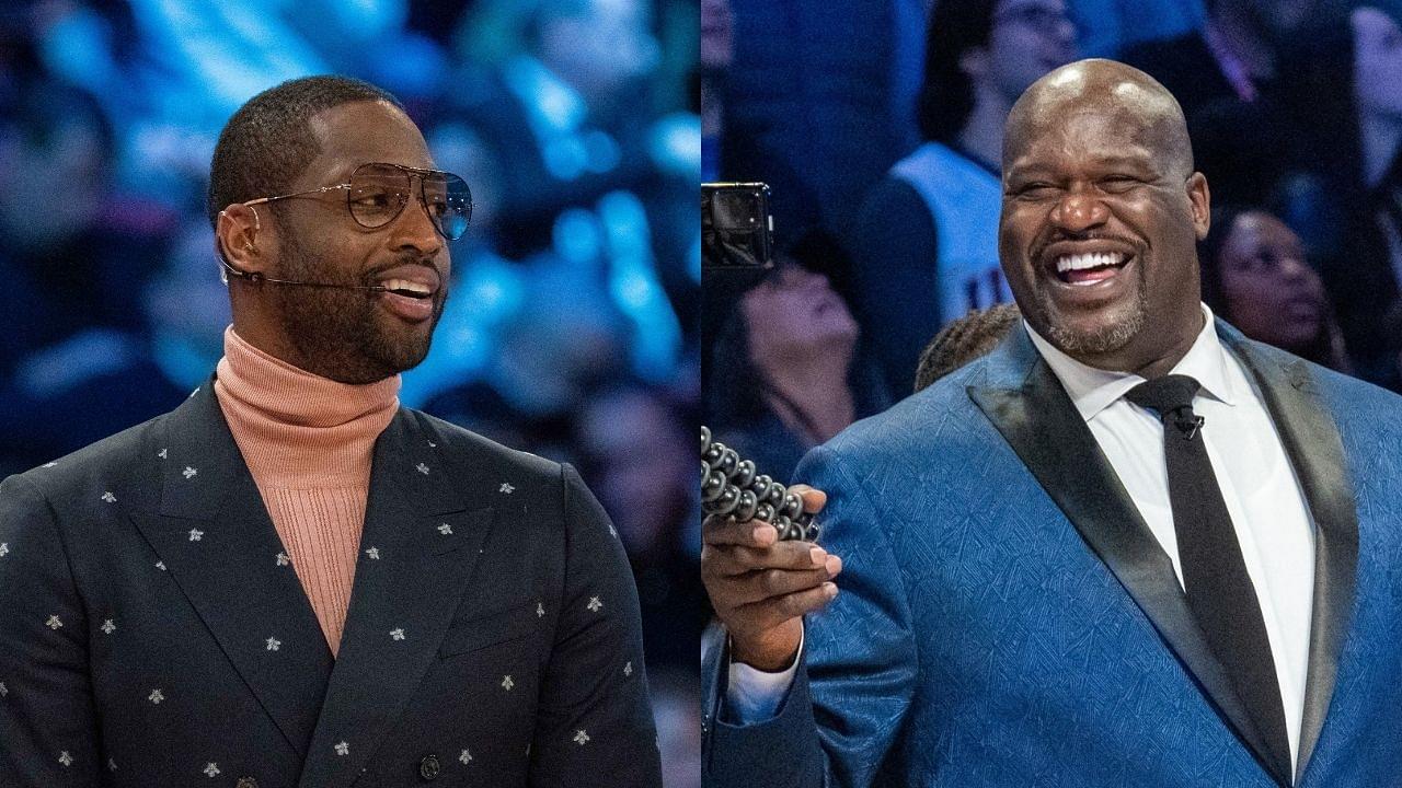 "Dwyane Wade and Allen Iverson couldn't believe the Shaq phone was real!": NBA YouTube shares a hilarious throwback to Shaquille O'Neal and his size 32 shoe with a phone at an All-Star weekend
