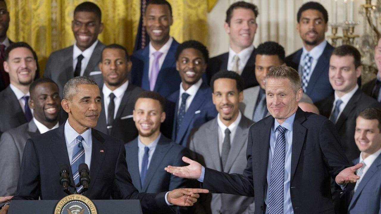 "Stephen Curry, you know you can shoot, but Klay Thompson has a much prettier form than you!": Warriors' MVP talks about the time when President Barack Obama clowned him at the White House in 2015