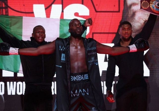Anthony Joshua Israel Adesanya Lawrence Okolie