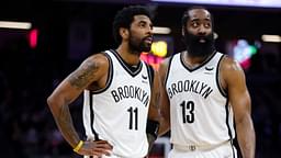 "Kyrie Irving has to be the least self aware professional athlete of all time": NBA Twitter grills point guard for failing to avoid Nets' 8th straight loss and commenting on James Harden's situation