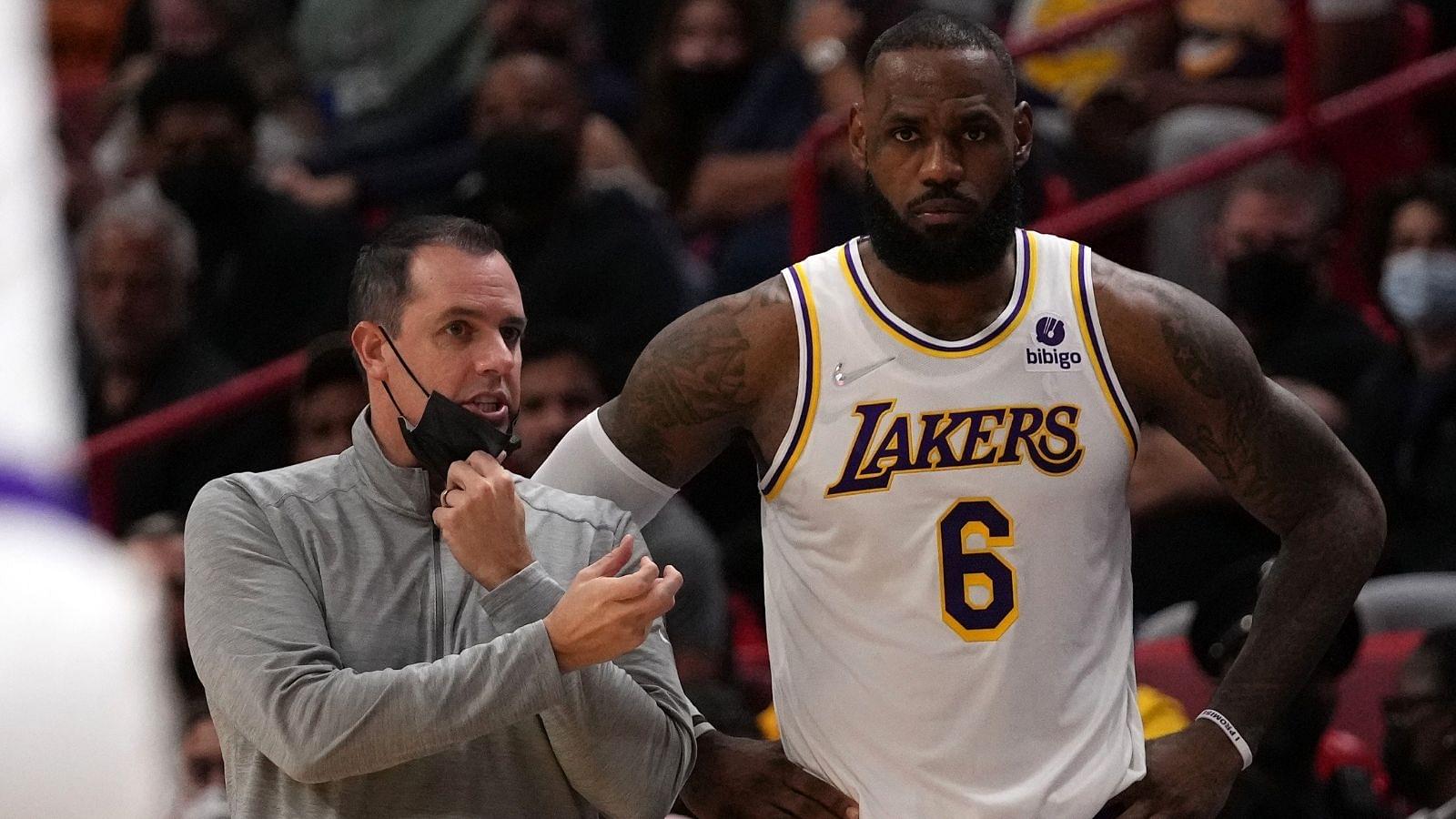 "Top 6 finish would be a long shot": Frank Vogel accesses Lakers chances of competing for the Playoffs, sees Play-in spots as more likely finish