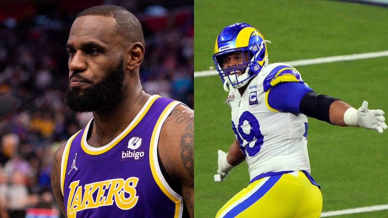 “No city has had their NBA and NFL team win the Finals and Super Bowl in the same season”: LeBron James and the Lakers are up against history as Aaron Donald and the Rams defeat the Bengals