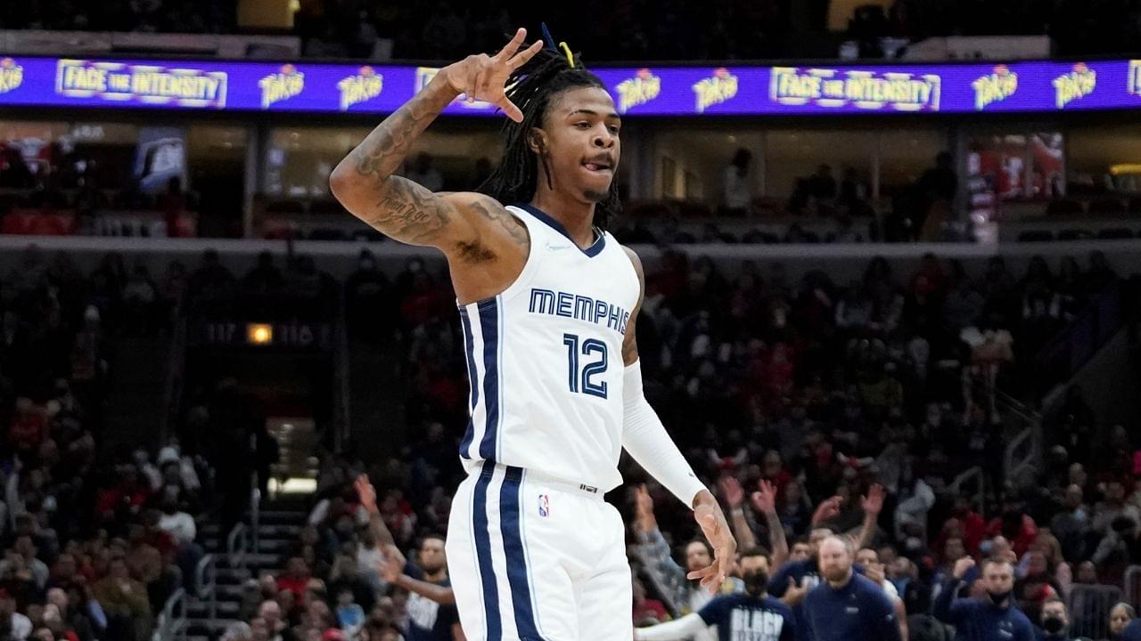 "Ja Morant went in the house Michael Jordan built, where DeMar DeRozan has been cooking and dropped 46!": Kendrick Perkins praises the Grizzlies' All-Star for his career-high performance against the Bulls