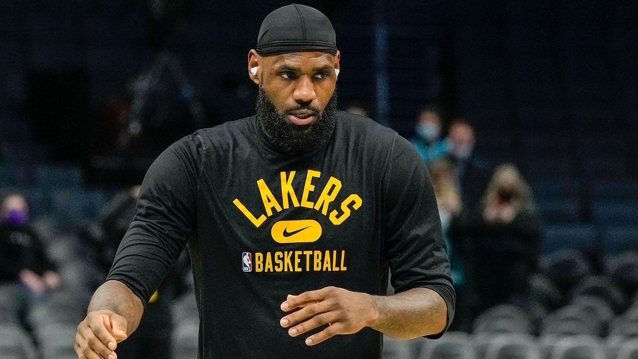 "Man, y'all should've seen how crazy I was in my younger days!": Lakers' LeBron James brags about the speed he had in his younger days to NBA fan on Twitter