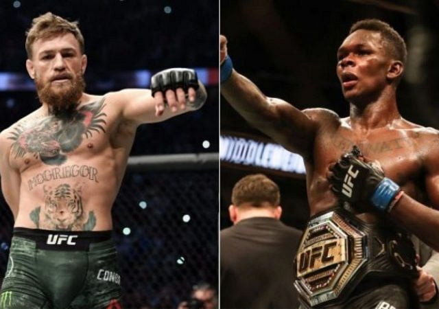 Conor mcGregor Israel Adesanya
