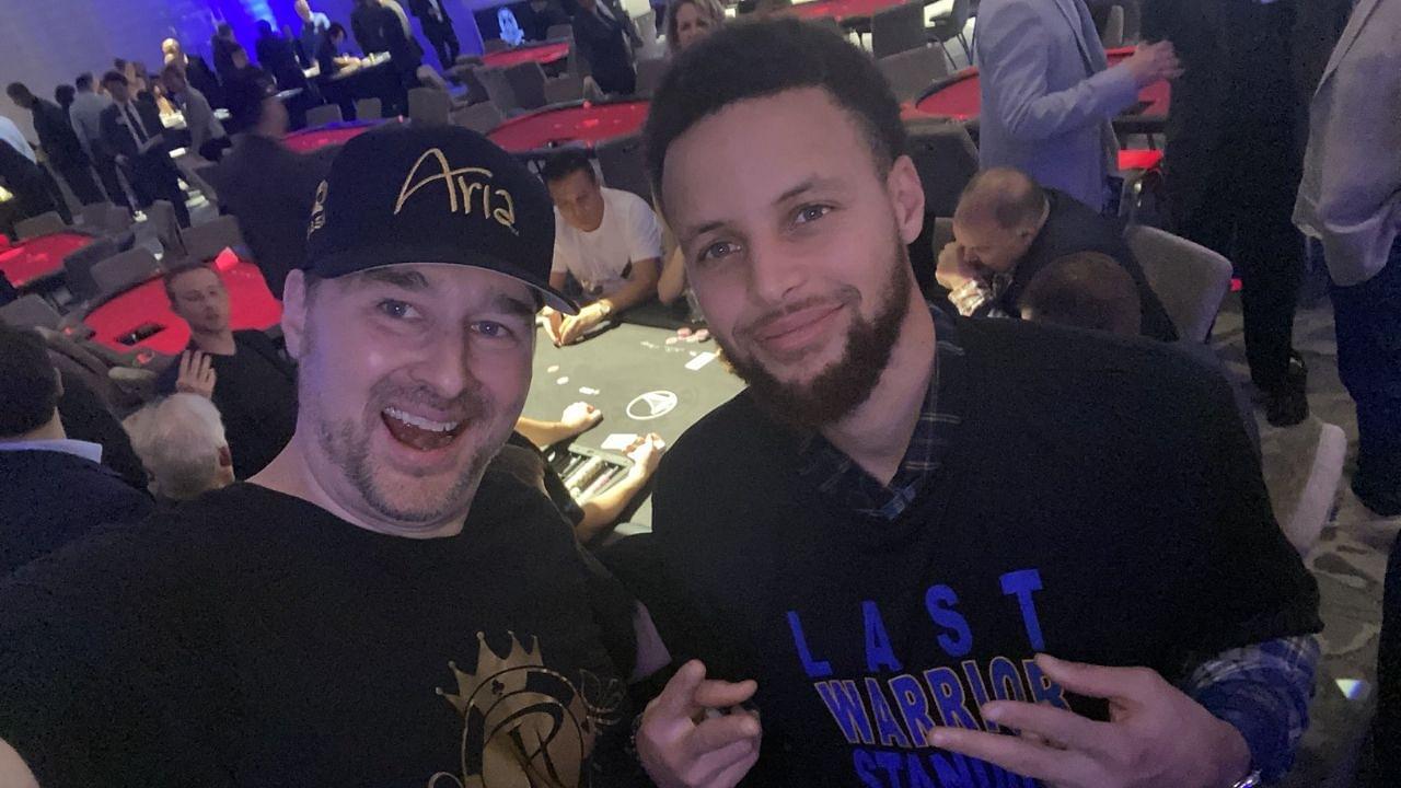 "Somebody help a brother out!": Warriors' Stephen Curry hilariously asks for help as Draymond Green's autographed poker table raises more money in bids