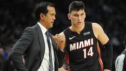 “Tyler Herro has had an All-Star year and we view him as our sixth starter anyway”: Erik Spoelstra expresses his wish of seeing the 6MOTY candidate suit up for the ASG in Cleveland