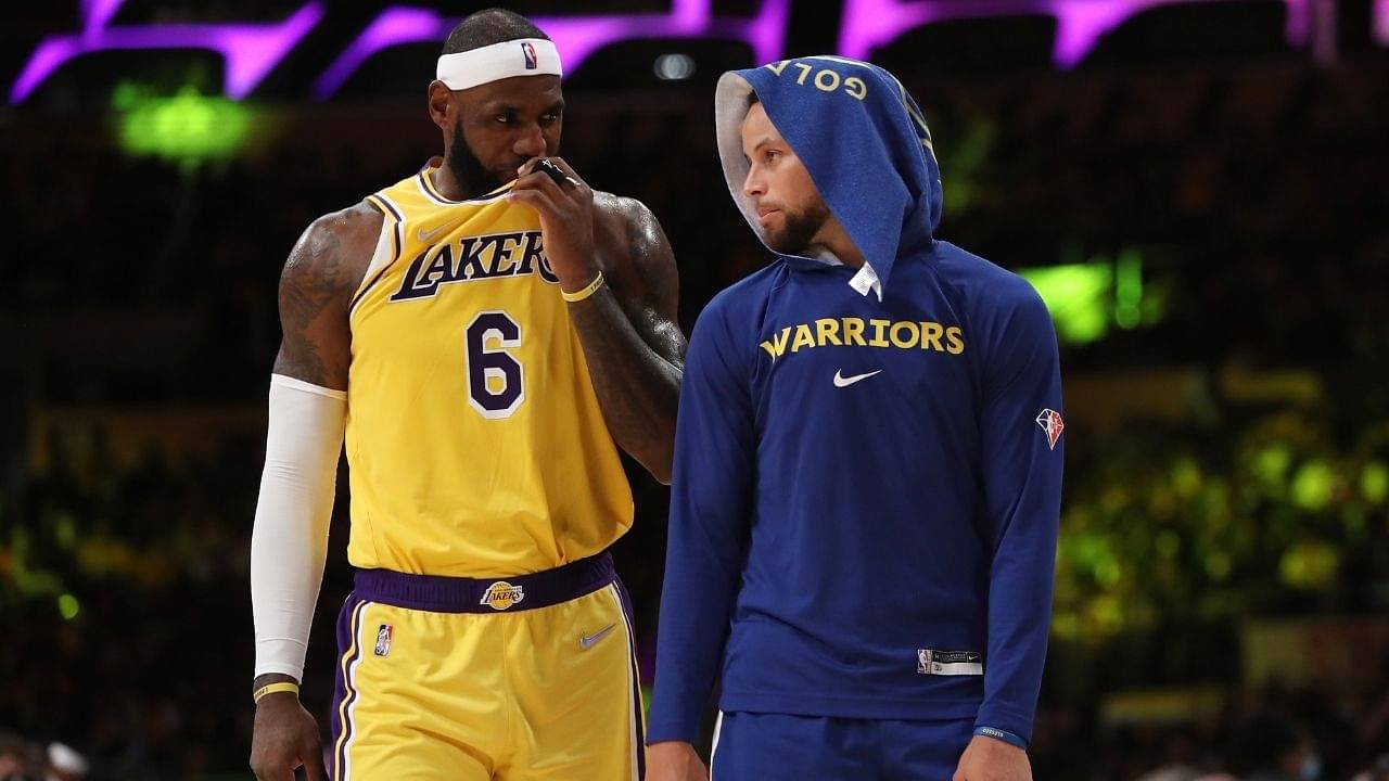 "Steph Curry and LeBron James are not in the same UNIVERSE!" : NBA Twitter goes ballistic as stat reveals how Lakers superstar leads Warriors no. 30 by an incredible 17000 points
