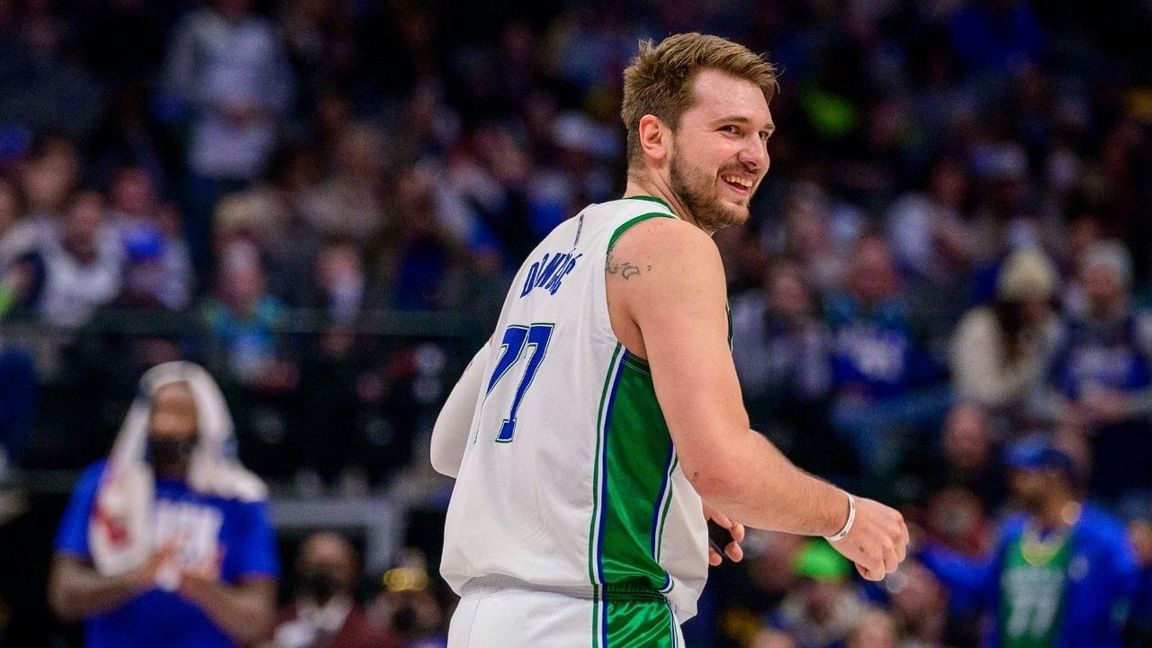 “Luka Doncic punching it on Andre Drummond is the most spectacular dunk of his career”: The Slovenian MVP leaves fans in awe as he throws down an emphatic dunk during the Mavs-Philly clash