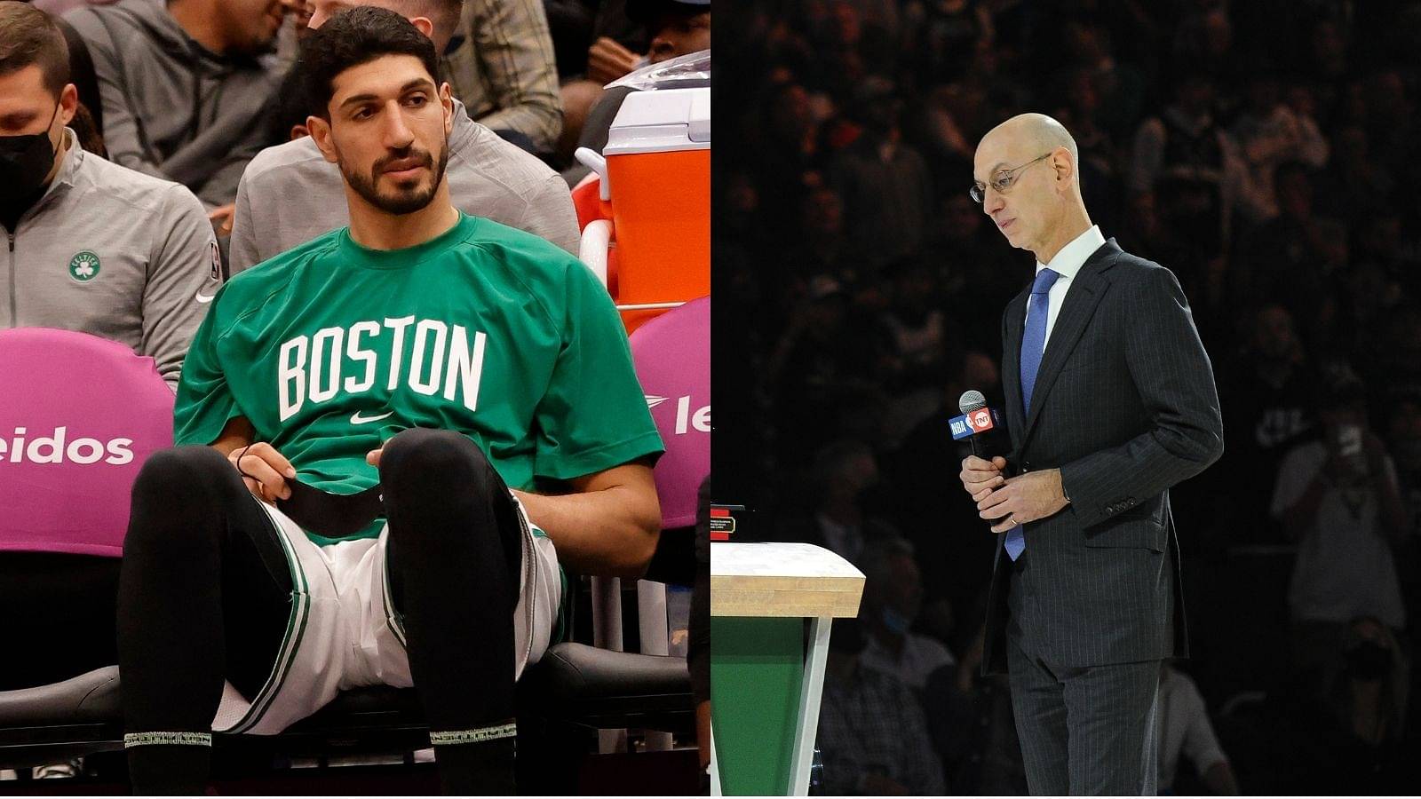 "Enes Kanter Freedom is no Colin Kaepernick!": Adam Silver has his say on former Celtics big man, asks why only NBA is singled out in China row